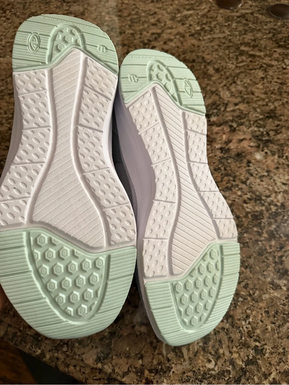 Athletic Works Women’s Lace-Up Mesh Sneakers - Light Gray sz 11